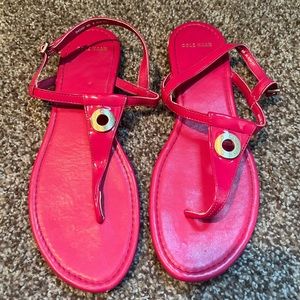 Cole Haan Hot Pink Sandals. Size 8
